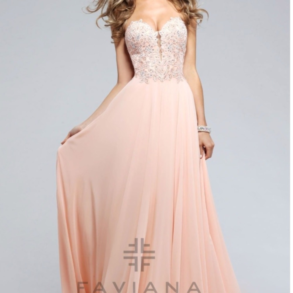 Faviana prom dress